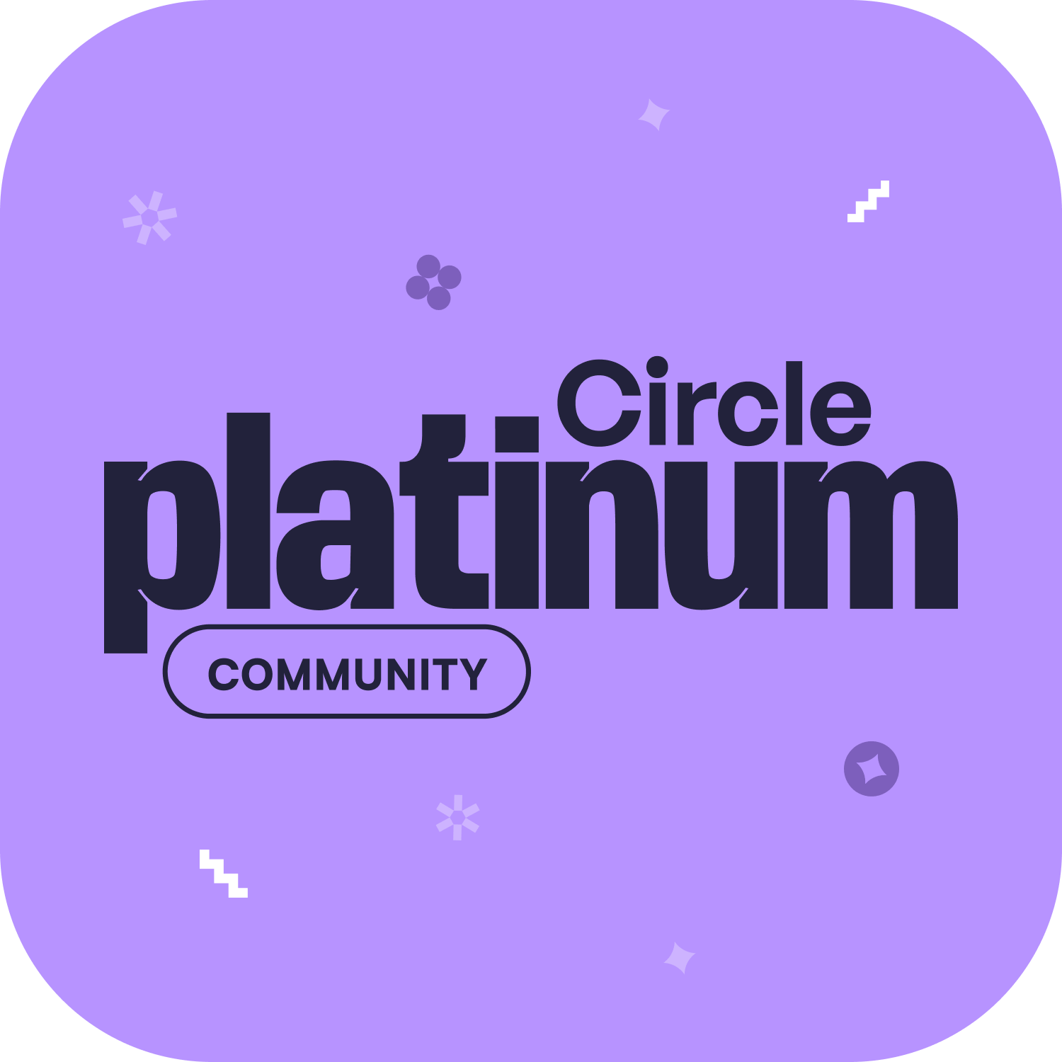 Circle Platinum Community Badge